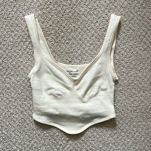 Mock corset lounge top